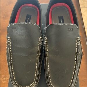 Black Leather Loafers